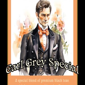 Earl Grey black teas with jasmine flavor