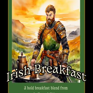 Warrior serving Irish breakfast tea