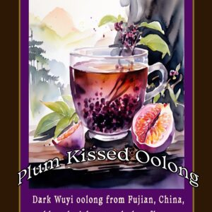 Honey Orchard Dan Cong tea flyer with floral notes and orchard-inspired visuals