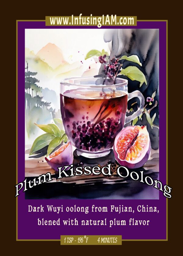 Honey Orchard Dan Cong tea flyer with floral notes and orchard-inspired visuals